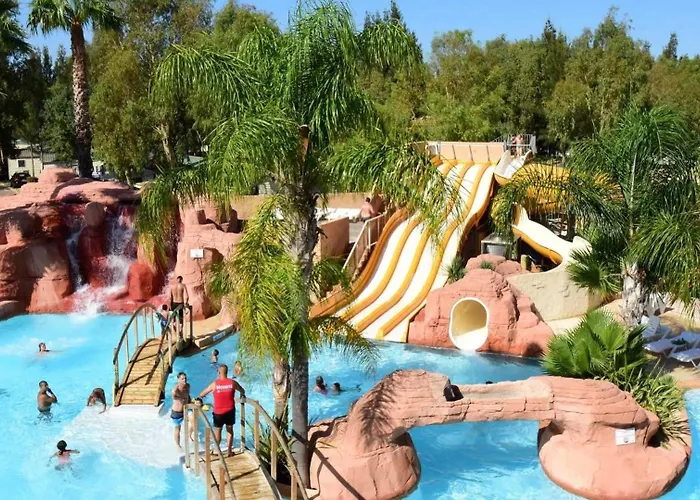 Zecamping 4 Etoiles Anime 500M Plage Parc Aquatique Locatif Tv Clim אתר קמפינג