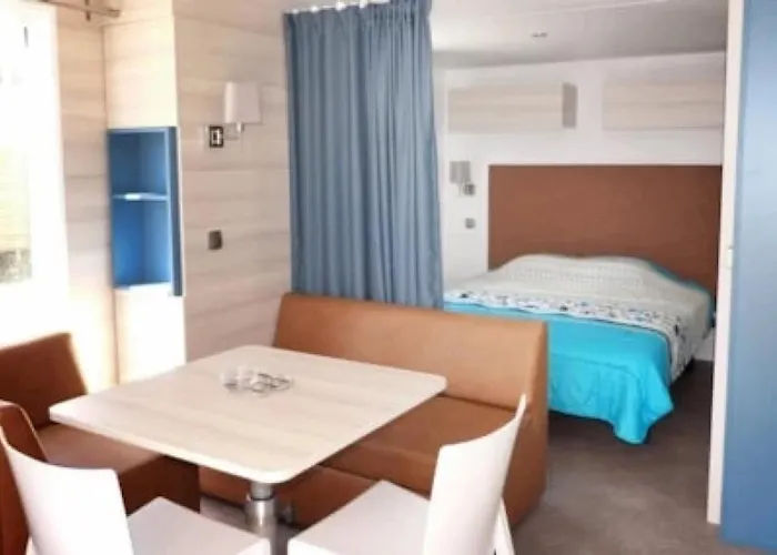 ZEcamping 4 étoiles animé 500m plage parc aquatique locatif TV clim