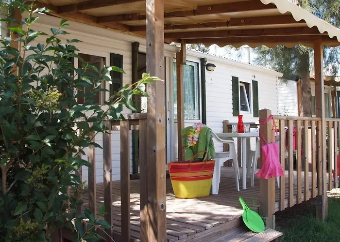 ZEcamping 4 étoiles animé 500m plage parc aquatique locatif TV clim * Hyères